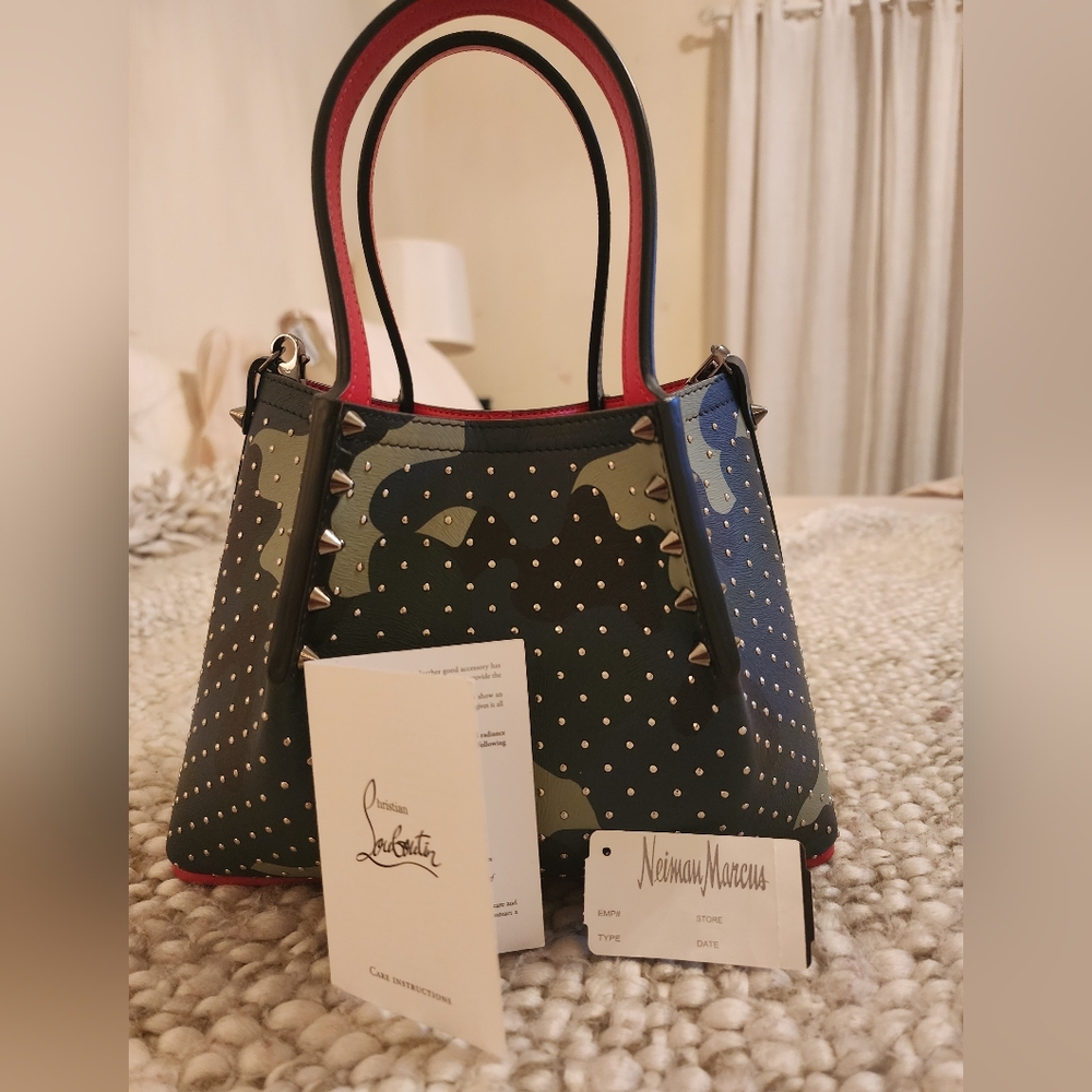Christian Louboutin Cabarock Mini Studded Camo